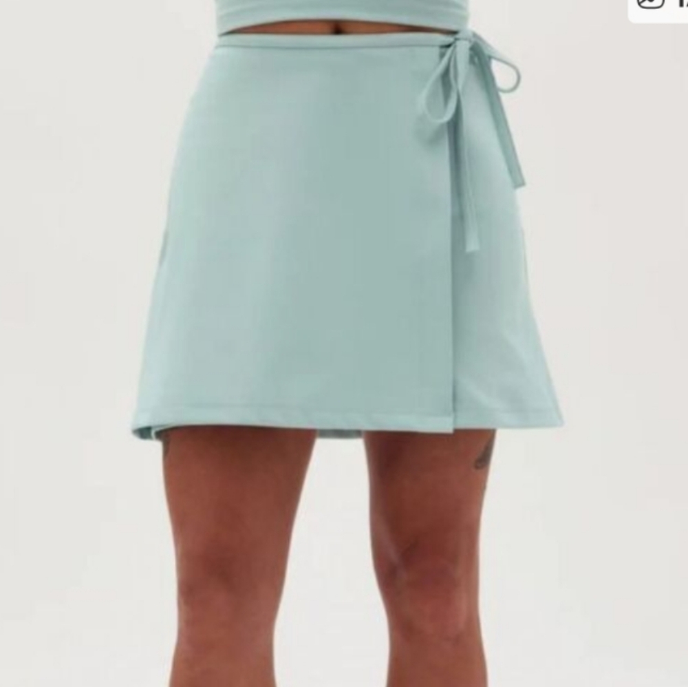 Girlfriend Collective Weekend Wrap Skort Skirt